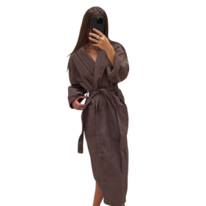 Vahvli materjalist hommikumantel