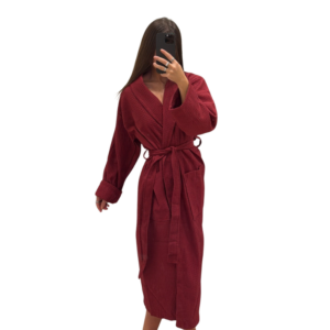 Vahvli materjalist hommikumantel