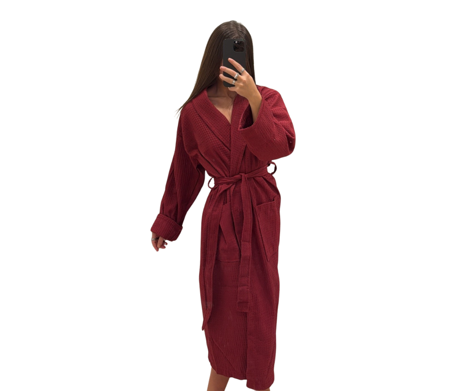 Vahvli materjalist hommikumantel